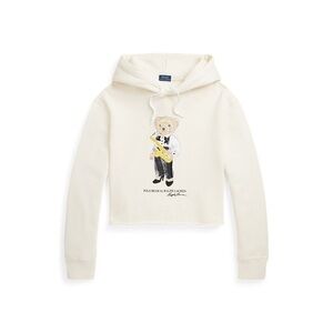 Ralph Lauren Cream Hoodie with Bear Design